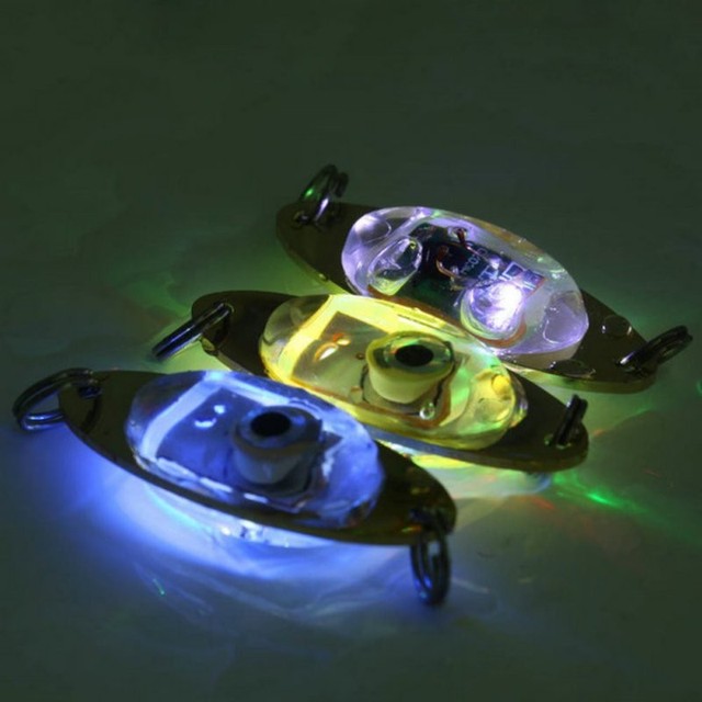 Ryba Flash lampa LED o głębokim spadku, 6 cm/2.4 cala, kształt oczu, przywabiające światło, narzędzie do połowów - Wianko - 7