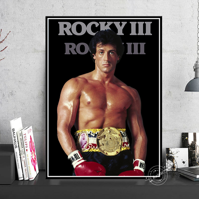 Plakat na płótnie Rocky Balboa - malarstwo ścienne do salonu, dekoracja wnętrza - Wianko - 9