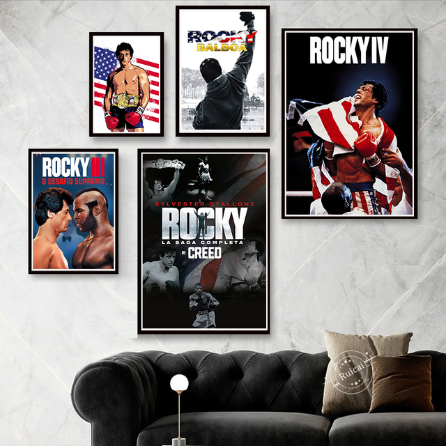 Plakat na płótnie Rocky Balboa - malarstwo ścienne do salonu, dekoracja wnętrza - Wianko - 2