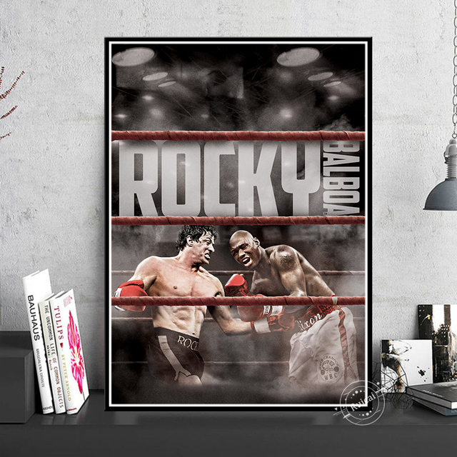 Plakat na płótnie Rocky Balboa - malarstwo ścienne do salonu, dekoracja wnętrza - Wianko - 4