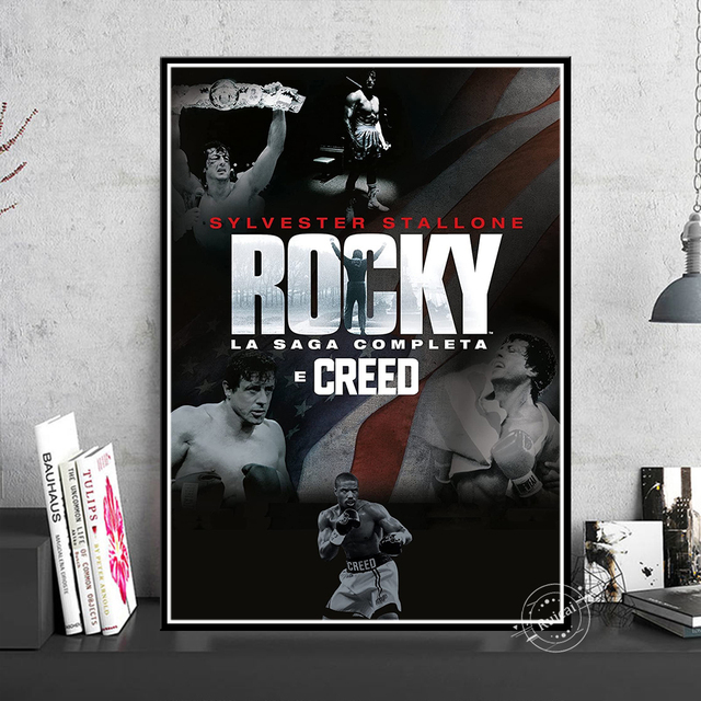 Plakat na płótnie Rocky Balboa - malarstwo ścienne do salonu, dekoracja wnętrza - Wianko - 17