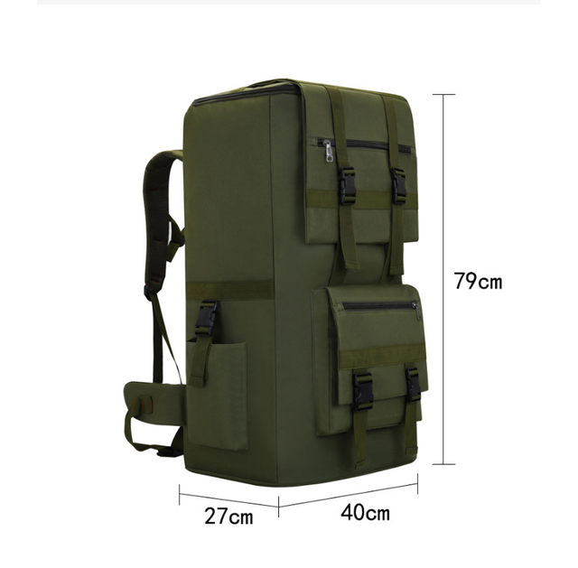 Duża torba turystyczna męska o pojemności 120L do wspinaczki, podróży i kempingu - model XA860 + WA - Wianko - 9