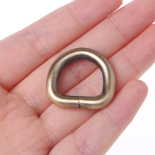Półokrągły metalowy D-pierścień, 10 sztuk o szerokości wewnętrznej: 12mm, 17mm, 20mm, 25mm, 32mm, 38mm - Wianko - 3