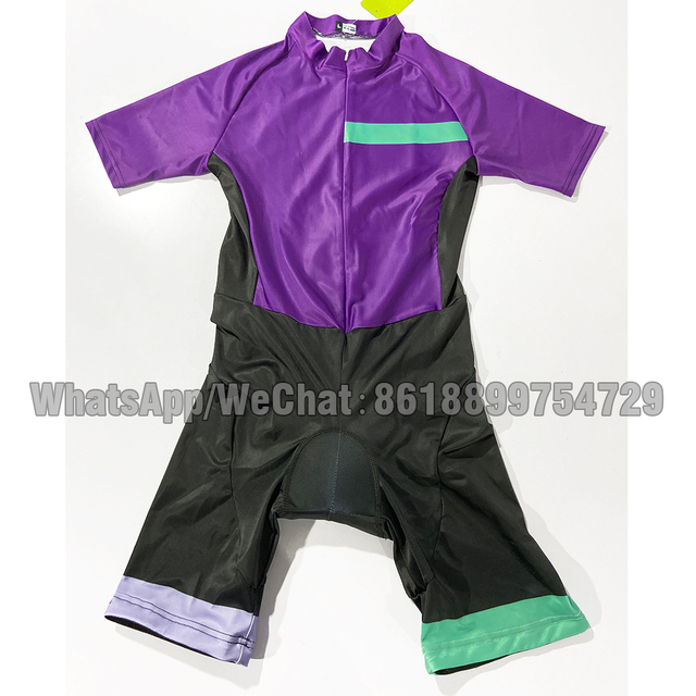 Kombinezon Triathlon dla kobiet - niestandardowy Skinsuit Aero Retro Rowery sukienka MTB Ciclismo Kit - Zestawy rowerowe - Wianko - 14