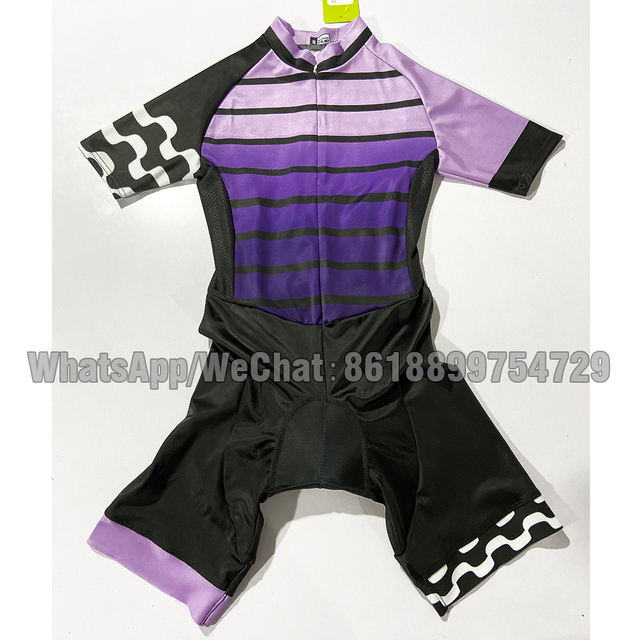 Kombinezon Triathlon dla kobiet - niestandardowy Skinsuit Aero Retro Rowery sukienka MTB Ciclismo Kit - Zestawy rowerowe - Wianko - 8