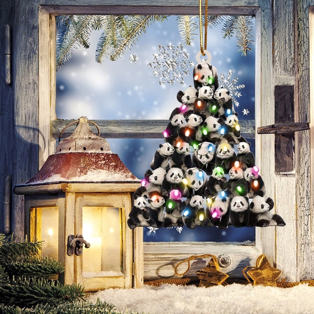 Urocza drewniana ozdoba na choinkę - kot - Tag bożonarodzeniowy - dekoracja drzwi i okien - Wianko - 13