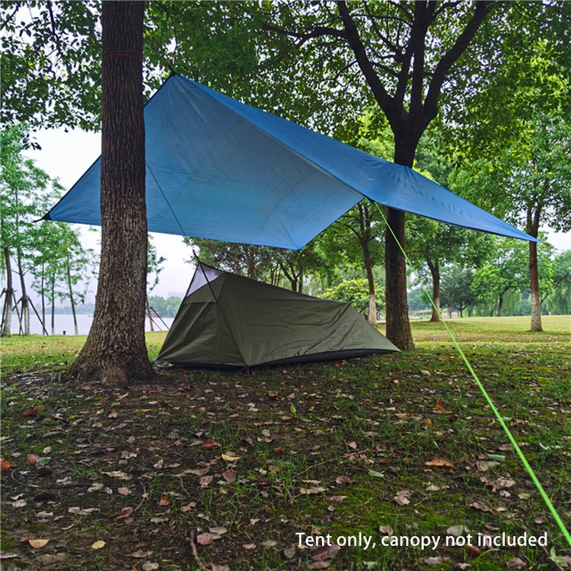Namiot jednoosobowy ultralekki wodoodporny z moskitierą i plecakiem - Wianko - 8