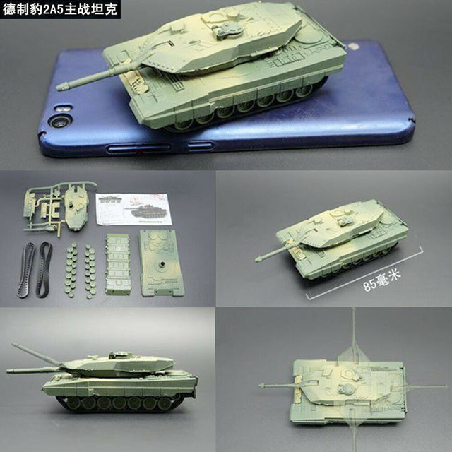 Figurka ciężkiego czołgu M42 JSU-152 T-55A M1A2 T72-MI w skali 1:72, zmontowany model DIY, idealny prezent dla dzieci - zestaw modelarski - Wianko - 6