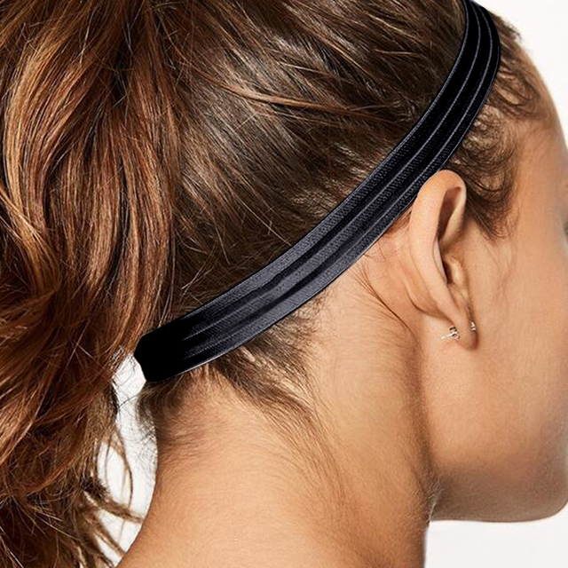Opaska na głowę antypoślizgowa Sport Hairband Running do biegania i badmintona - Wianko - 12