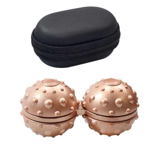 Fidget Spinner Peanut Metal - antystresowa piłka do masażu - zestaw Reliever stres - zabawka Fidget dla dzieci - prezent - Wianko - 4