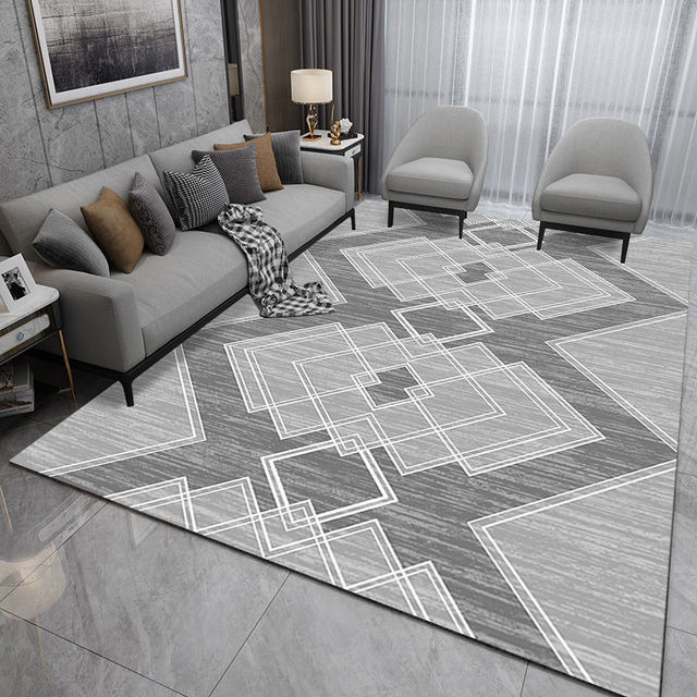 Nowoczesny zmywalny dywan do dekoracji salonu - duży obszar, antypoślizgowa mata do sypialni - Wianko - 29