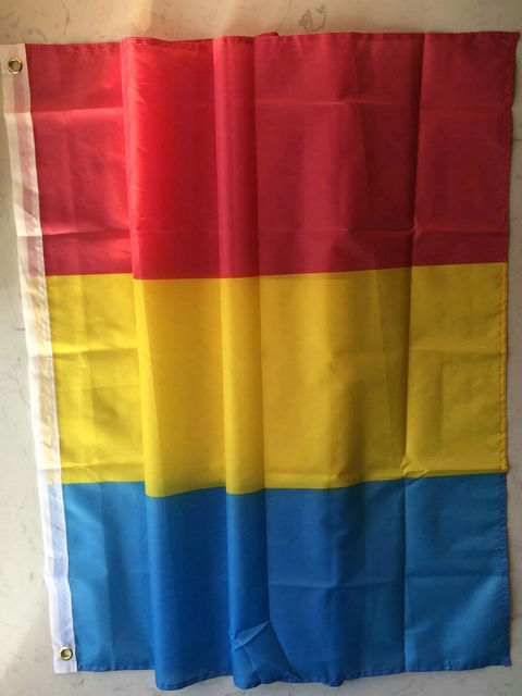 Flaga Omnisexual LGBT Pride Pan Pansexual, 90x150cm, tęczowa - Wianko - 3