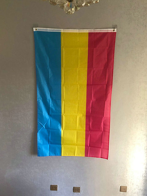 Flaga Omnisexual LGBT Pride Pan Pansexual, 90x150cm, tęczowa - Wianko - 2