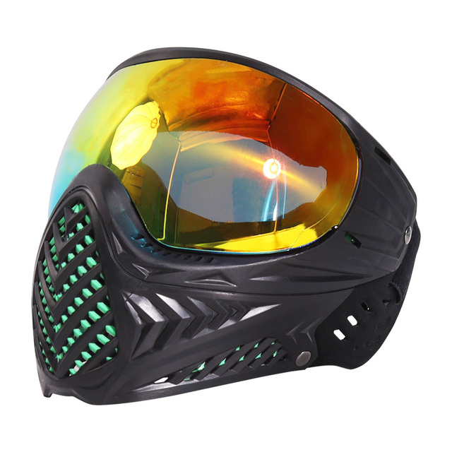 Nowy model wojskowej maski HPAT do paintballu z podwójnymi szybami termicznymi i soczewkami przeciwmgielnymi - Wianko - 1