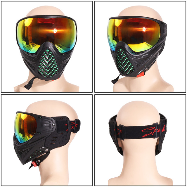Nowy model wojskowej maski HPAT do paintballu z podwójnymi szybami termicznymi i soczewkami przeciwmgielnymi - Wianko - 10