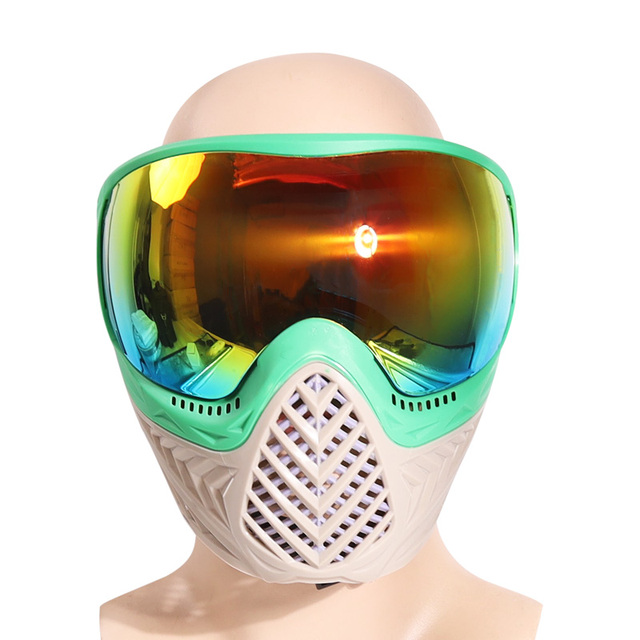 Nowy model wojskowej maski HPAT do paintballu z podwójnymi szybami termicznymi i soczewkami przeciwmgielnymi - Wianko - 8