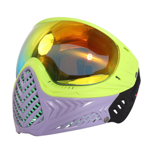 Nowy model wojskowej maski HPAT do paintballu z podwójnymi szybami termicznymi i soczewkami przeciwmgielnymi - Wianko - 3
