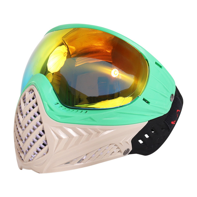 Nowy model wojskowej maski HPAT do paintballu z podwójnymi szybami termicznymi i soczewkami przeciwmgielnymi - Wianko - 4