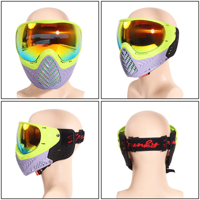 Nowy model wojskowej maski HPAT do paintballu z podwójnymi szybami termicznymi i soczewkami przeciwmgielnymi - Wianko - 11