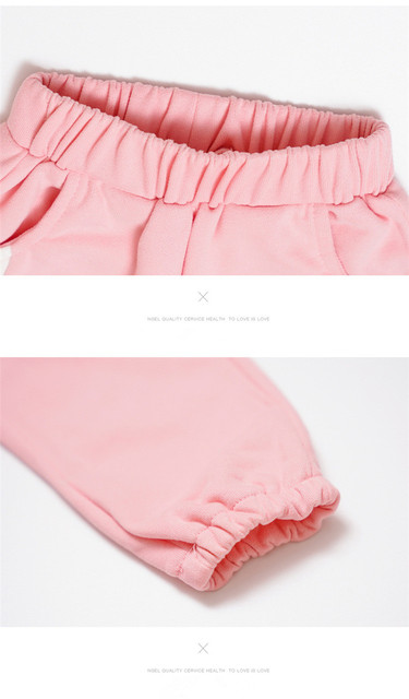 Zestaw sportowych dresów dla małych dziewczynek DFXD Kids Girl w kolorze różowym. Kurtka z kapturem i zamkiem błyskawicznym + spodnie. Motyw: niedźwiedź. Rozmiar: 1-7 lat - Wianko - 20