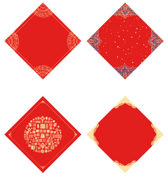 20 arkuszy czerwonego papieru Xuan chińskiego w motywy Batik - idealne do kaligrafii i dekoracji na chiński festiwal wiosenny i nowy rok - Wianko - 4