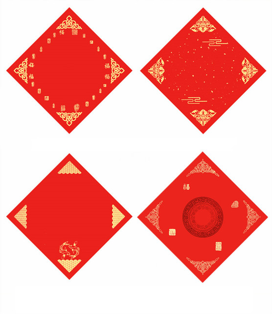 20 arkuszy czerwonego papieru Xuan chińskiego w motywy Batik - idealne do kaligrafii i dekoracji na chiński festiwal wiosenny i nowy rok - Wianko - 5