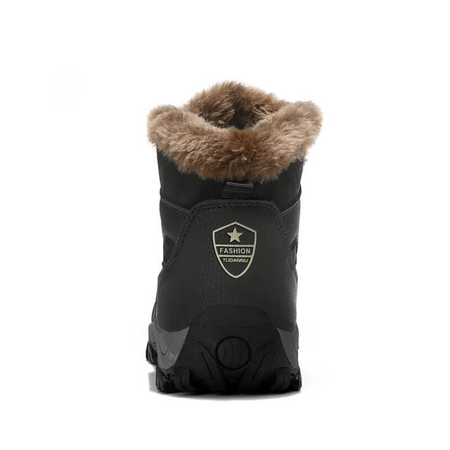 Męskie buty zimowe 2019, ciepłe pluszowe kostki, trampki ręcznie wykonane - Wianko - 5