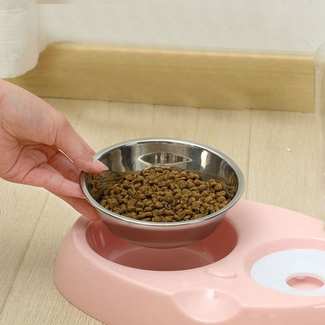 Automatyczny dozownik karmy i wody dla kotów - 1 sztuka - Wianko - 5