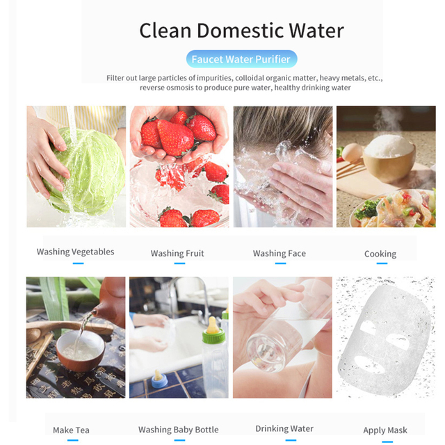 Filtrujący kran kuchenny do oczyszczania wody - System Gourmet filtracji wody bezpośrednio do picia - Wianko - 4