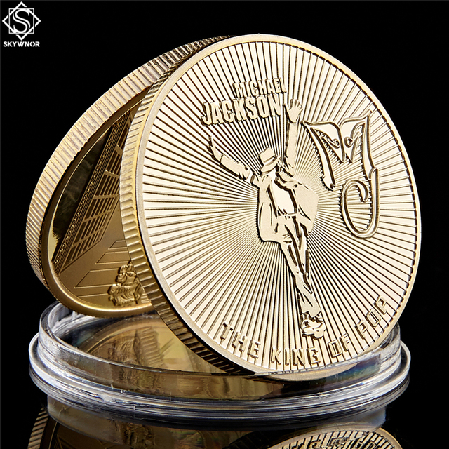 Moneta złota pamiątka Król muzyki Pop - Michael Jackson z dekoracyjnym pudełkiem - Wianko - 21