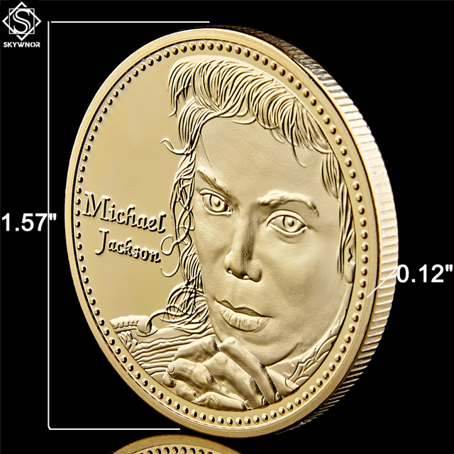 Moneta złota pamiątka Król muzyki Pop - Michael Jackson z dekoracyjnym pudełkiem - Wianko - 23