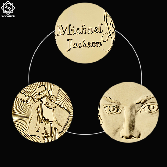 Moneta złota pamiątka Król muzyki Pop - Michael Jackson z dekoracyjnym pudełkiem - Wianko - 25