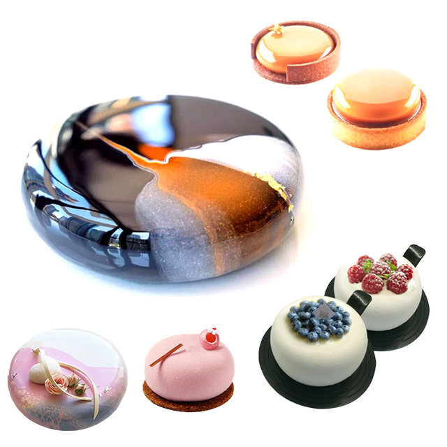 Formy do ciasta - Zestaw 5 rodzajów foremek do pieczenia Meibum - Mus narzędzia do dekorowania ciasta, przygotowywania galaretek i deserów - Wianko - 2