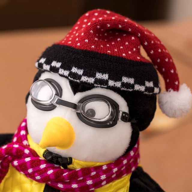 Pingwin pluszowy Hugsy przyjaciółmi 27/45cm z lalką Rachel - zabawka inspirowana filmem dla dzieci - Wianko - 12