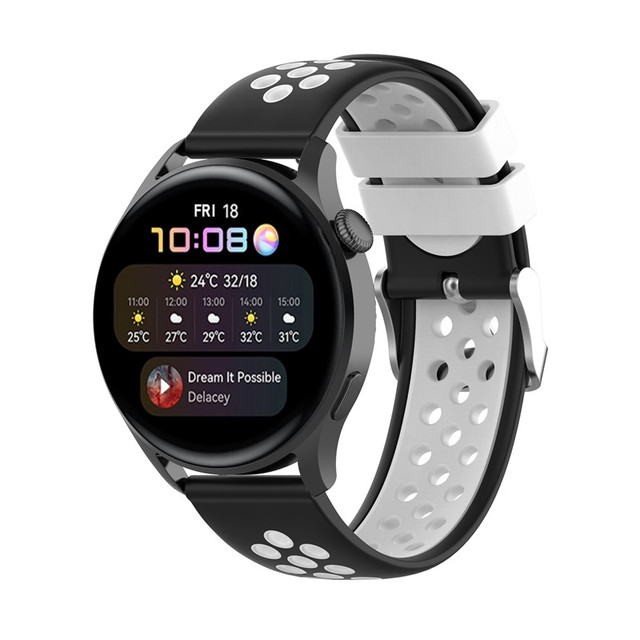 Uniwersalny pasek silikonowy do zegarka (18mm/20mm/22mm) do Samsunga/Huaweia/Xiaomi/Huami/POLAR - Wianko - 12