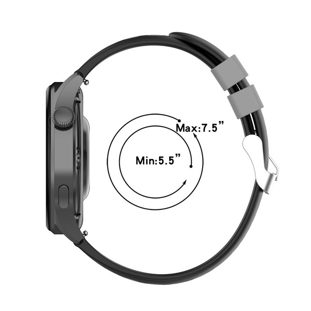 Uniwersalny pasek silikonowy do zegarka (18mm/20mm/22mm) do Samsunga/Huaweia/Xiaomi/Huami/POLAR - Wianko - 6