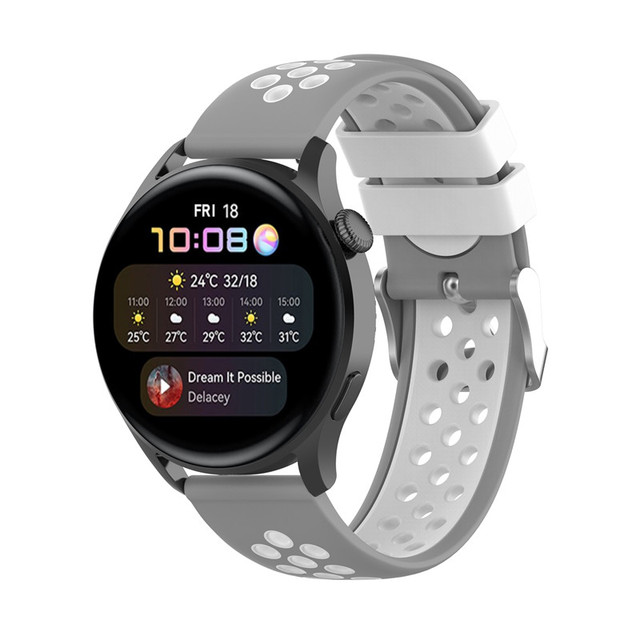 Uniwersalny pasek silikonowy do zegarka (18mm/20mm/22mm) do Samsunga/Huaweia/Xiaomi/Huami/POLAR - Wianko - 35