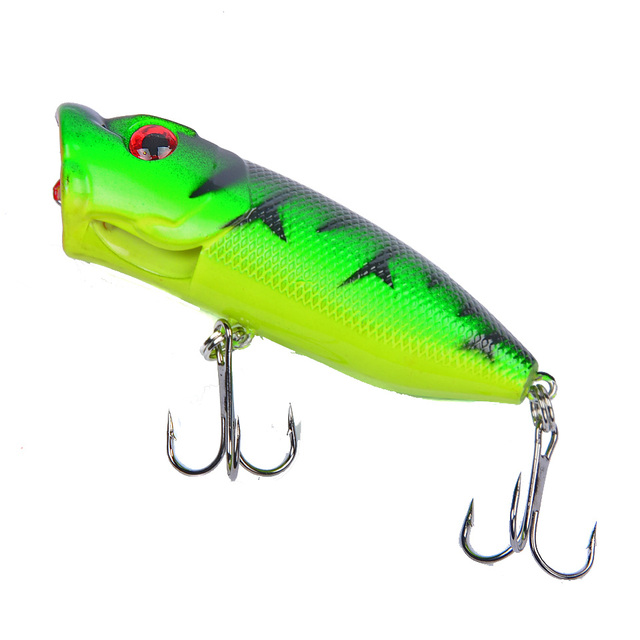 Przynęta Topwater Popper 6.5cm/12g 5 kolorów, twarda, z 6 # hakami - Wianko - 3