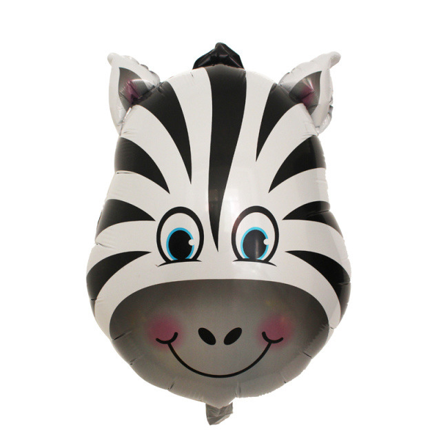 Zwierzęce dekoracje balonowe z folii aluminiowej: lew, tygrys, jeleń, zebra, małpa, świnia, pies, słoń - Wianko - 6