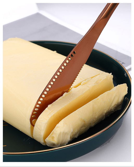 Krajalnica do masła i rozrzutnik do dżemów ze stali nierdzewnej oraz tarka, nóż i rozrzutnik do sera - noże do serów różnego rodzaju i wielofunkcyjne przybory kuchenne - Wianko - 4