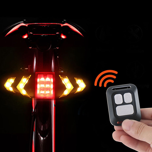 2021 Smart Bike - Tylna lampa bezprzewodowa z sygnalizacją świetlną LED - Wianko - 5