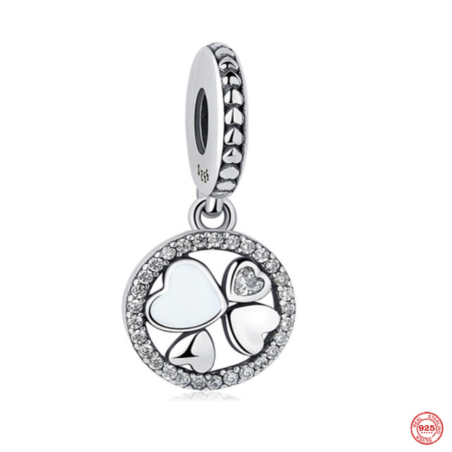 Nowa srebrna konewka Spoon Pot Scissor wisiorek pasuje do bransoletki Pandora 925 dla kobiet - biżuteria koralik - Wianko - 11