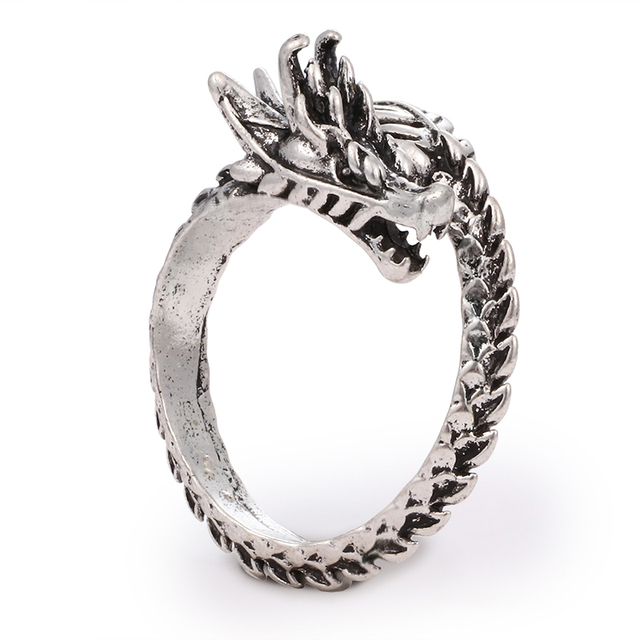 Regulowany pierścionek zwierząt z motywem królika, delfina i hipisowskiego stylu vintage, wykonany ręcznie z posrebrzanymi knuckles – prezent biżuteryjny dla kobiet i dziewcząt - Wianko - 115