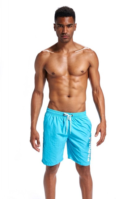 Męskie spodenki plażowe casual, do kolan, szybkoschnące, oddychające, z europejską i amerykańską tkaniną - Wianko - 16