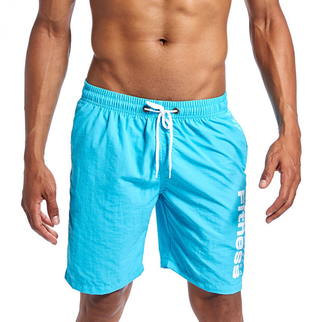 Męskie spodenki plażowe casual, do kolan, szybkoschnące, oddychające, z europejską i amerykańską tkaniną - Wianko - 14