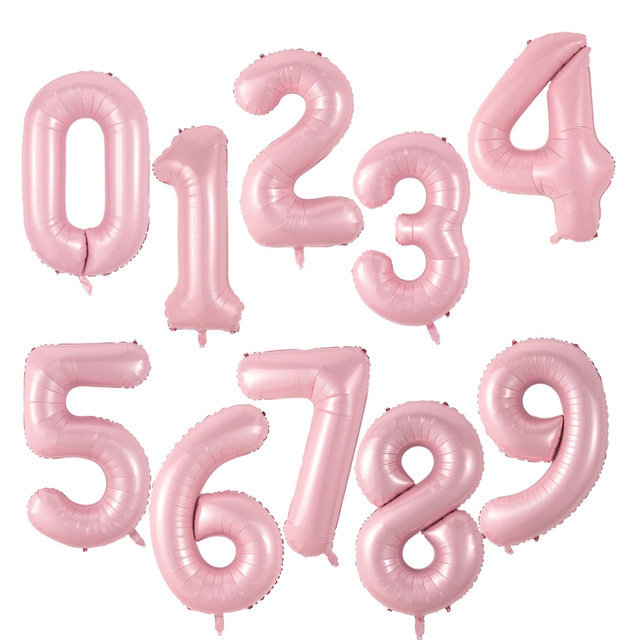 1 sztuka foliowych balonów cyfrowych 40 Cal w kolorze różowego złota - cyfry 0-9, idealne na urodziny, baby shower,doroczne uroczystości ślubne - Wianko - 3