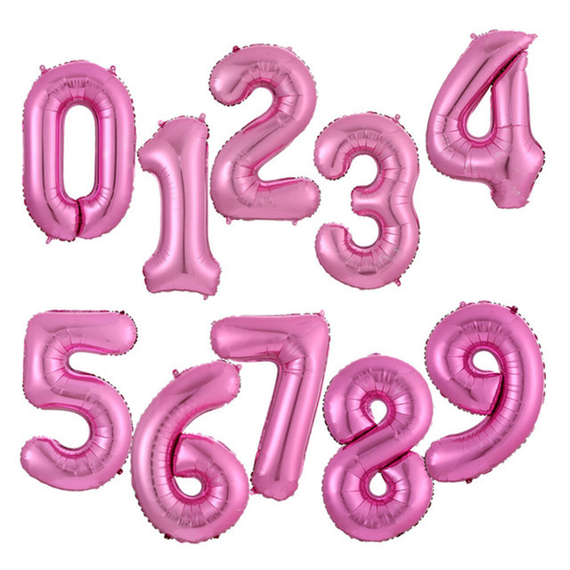 1 sztuka foliowych balonów cyfrowych 40 Cal w kolorze różowego złota - cyfry 0-9, idealne na urodziny, baby shower,doroczne uroczystości ślubne - Wianko - 6