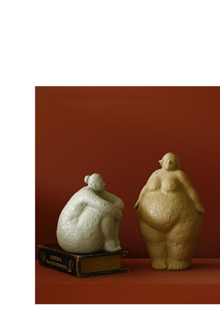 Figurka Rzeźby Kobieta Joga z Żywicy do Dekoracji salonu - Wianko - 10