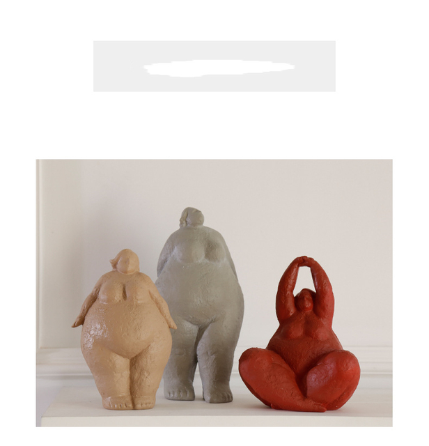Figurka Rzeźby Kobieta Joga z Żywicy do Dekoracji salonu - Wianko - 16