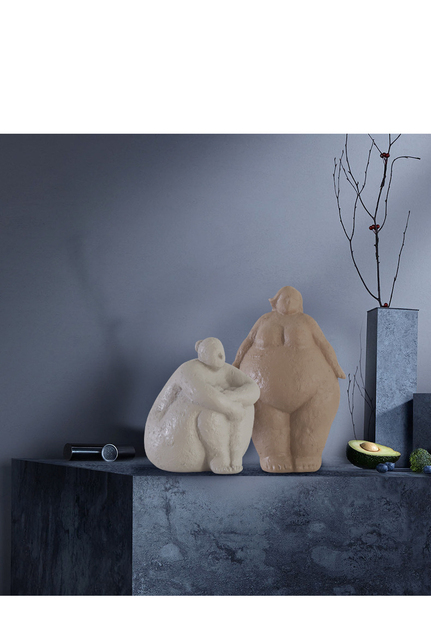 Figurka Rzeźby Kobieta Joga z Żywicy do Dekoracji salonu - Wianko - 15